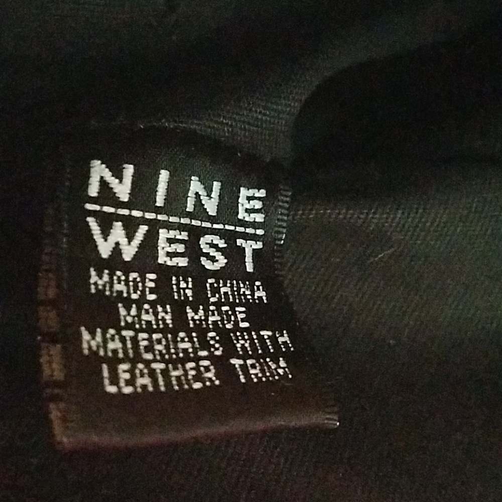 NWOT Nine West black suede bag - Picture 4 of 7